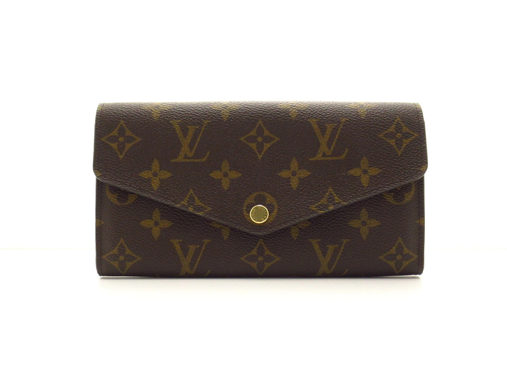 LOUIS VUITTON Long Wallet Portefeuille Sarah Monogram